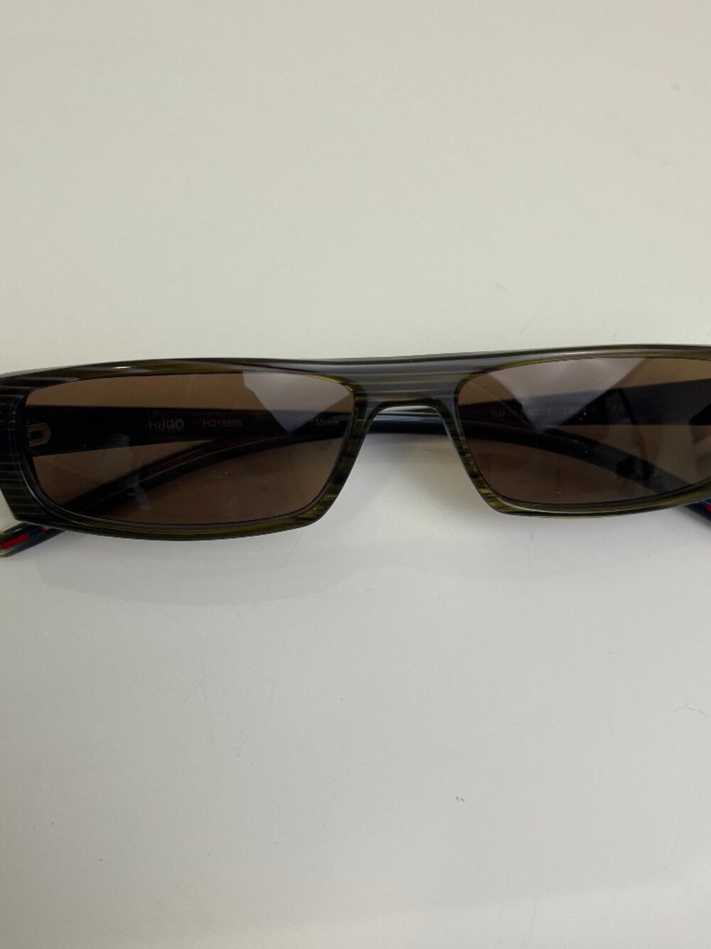 Hugo Boss HG15885 Rectangular Sunglasses Acetate Italy 2000s